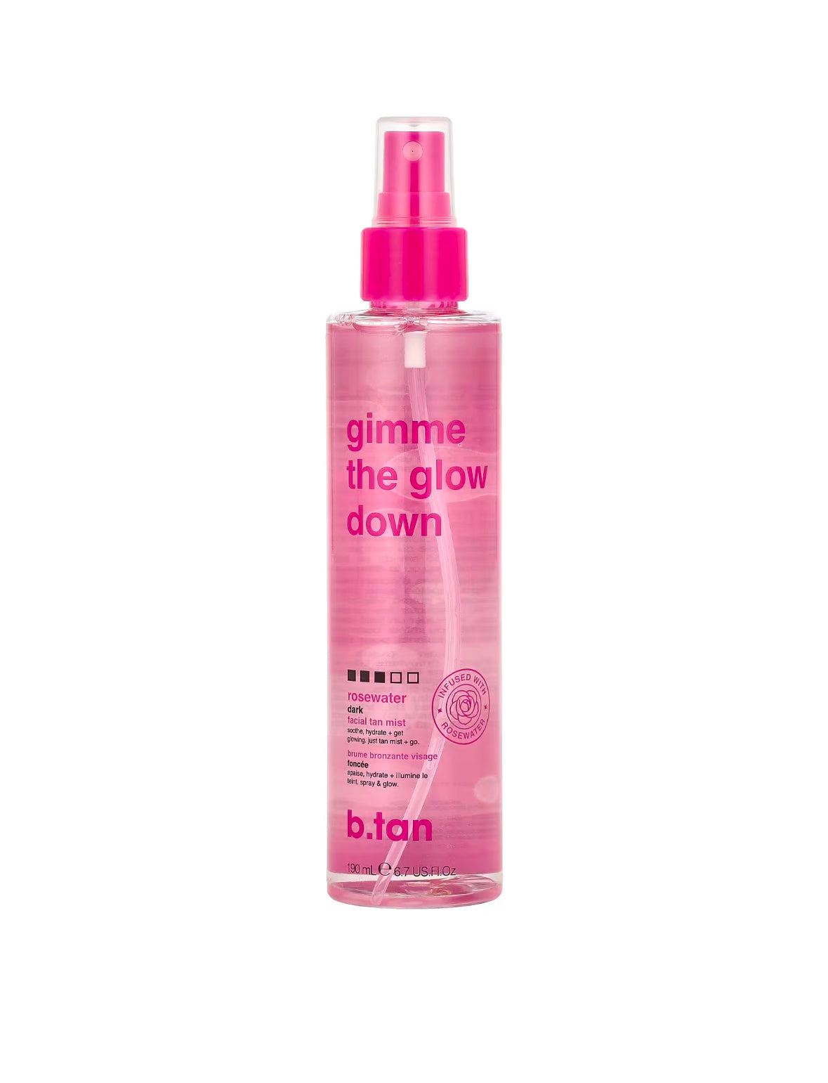 b.tan Gimme The Glow Down Dark Face Mist